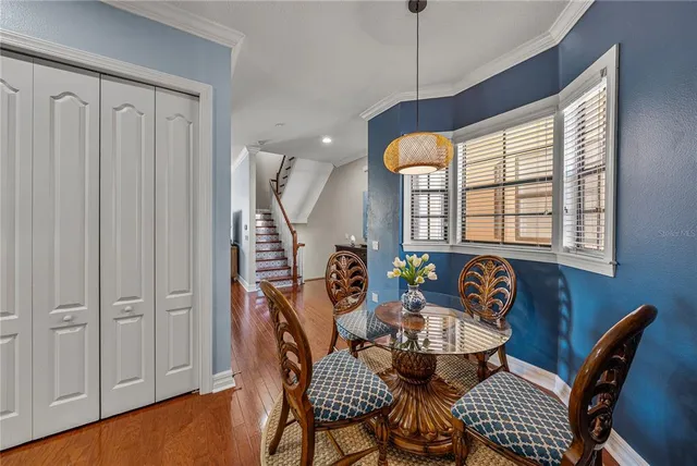 a bedroom with a bed and a fireplace
