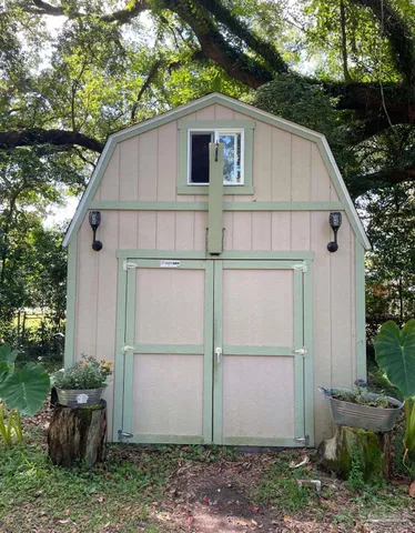 a house with a outdoor space