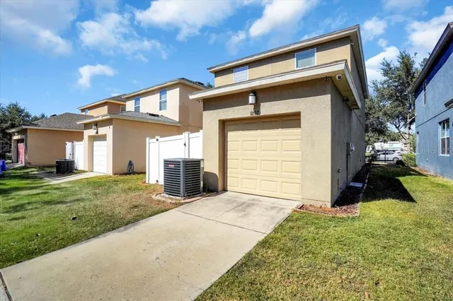 a house view with a rug