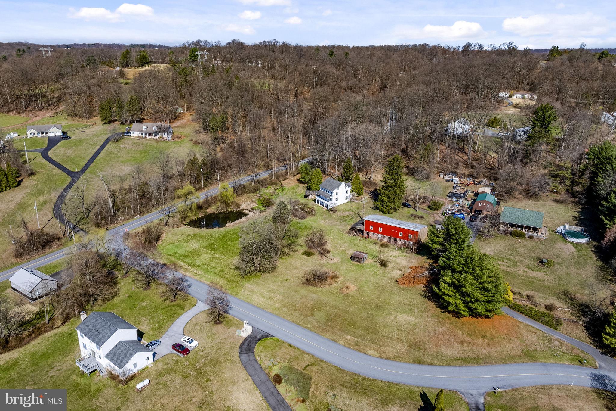 39 Gill Road Mohnton, PA 19540 - Photo 20 of 59 an aerial view of residential houses with outdoor space