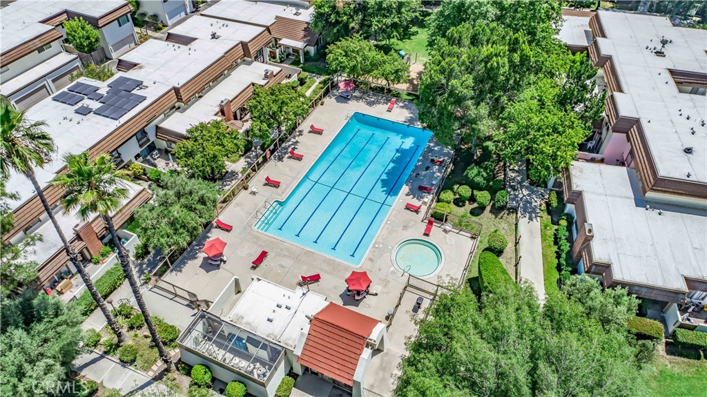 10215 Larwin Avenue, Unit 4 Chatsworth, CA 91311 - Photo 38 of 38 an aerial view of a house
