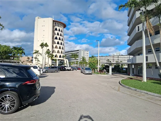 a car parked in front of a building