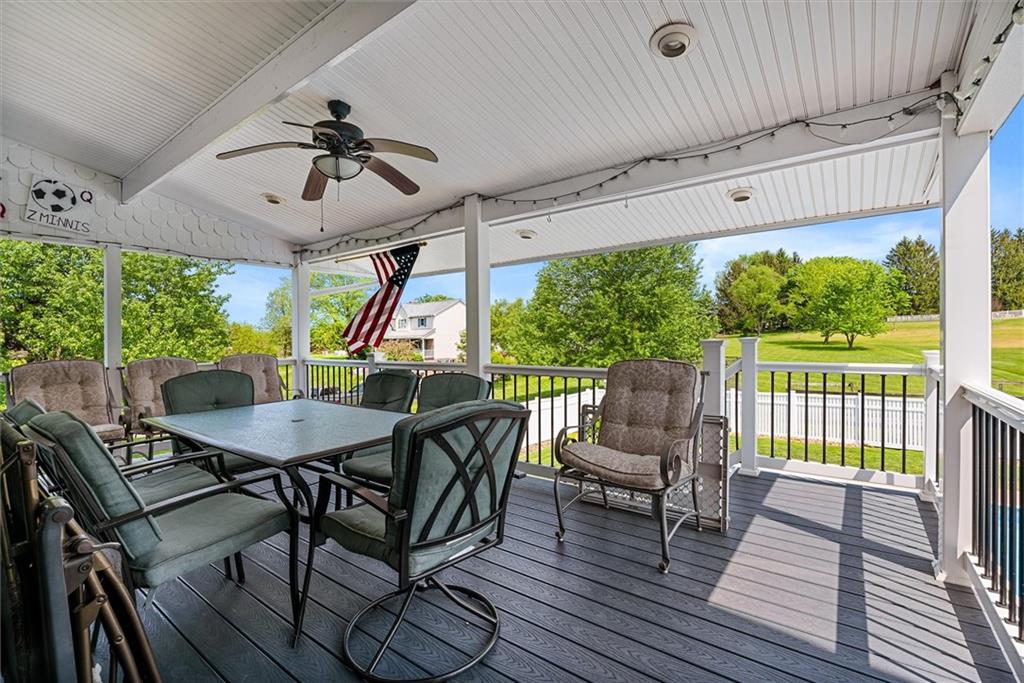 463 Myoma Road Mars, PA 16046 - Photo 26 of 35 a view of a patio with a table chairs and a patio