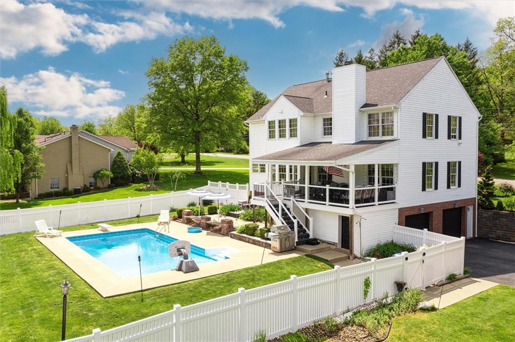 463 Myoma Road Mars, PA 16046 - Photo 28 of 35 a view of a house with pool and chairs
