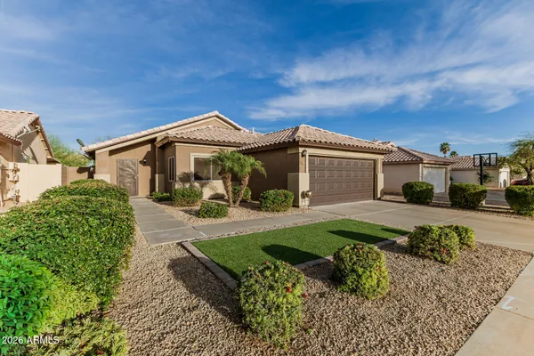front view of house with a yard