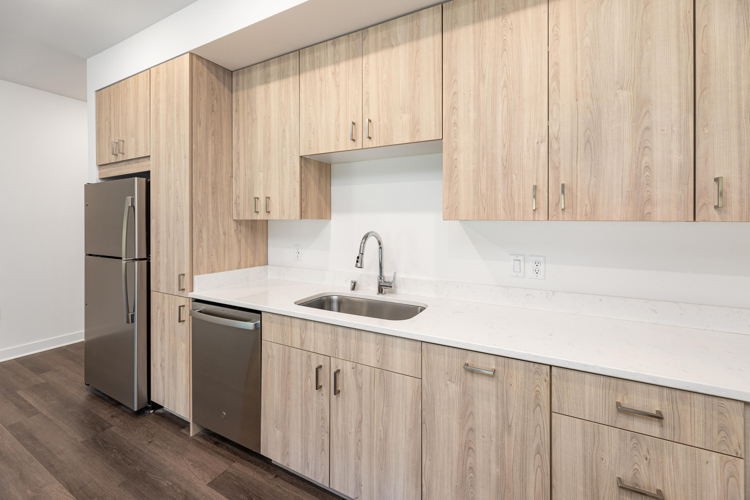 1818 West Mildenhall Drive, Unit 1902 Oak Creek, WI 53154 - Photo 8 of 36 High-end wood cabinetry with soft-close drawers and doors