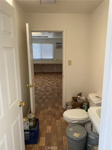 a room with window and furniture