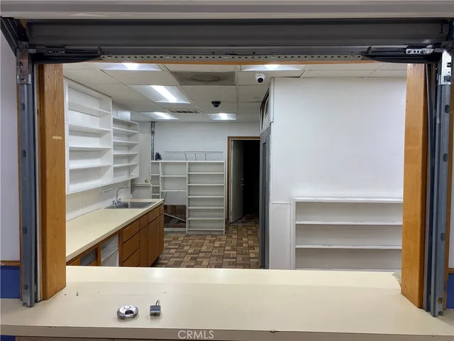 a view of storage and utility room