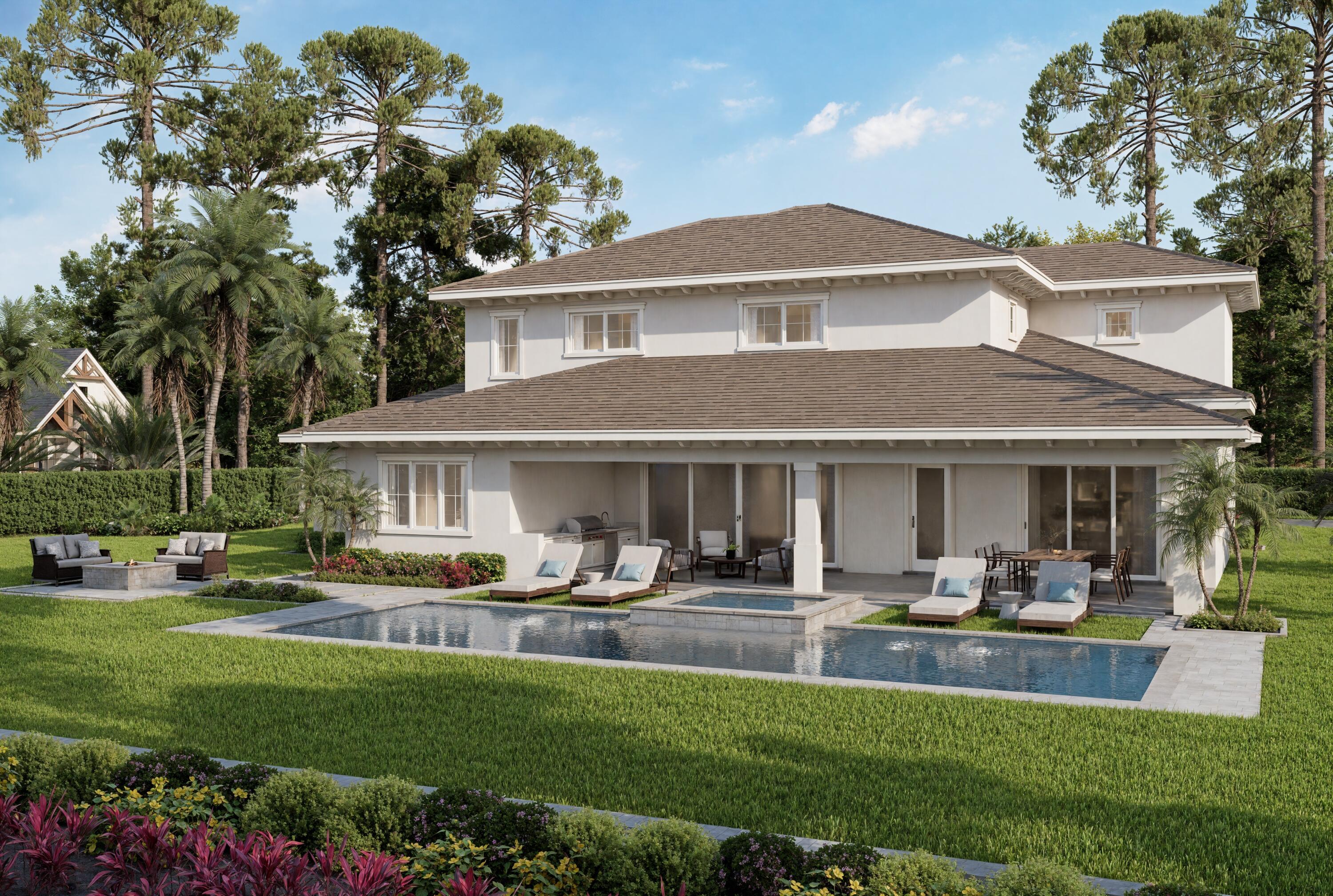 5528 Hibiscus Road Jupiter, FL 33458 - Photo 41 of 41 HIBISCUS Exterior Rear.