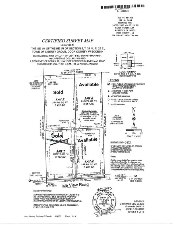 Tbd Lot4 Isle View Road Ellison Bay, WI 54210 - Photo 4 of 20