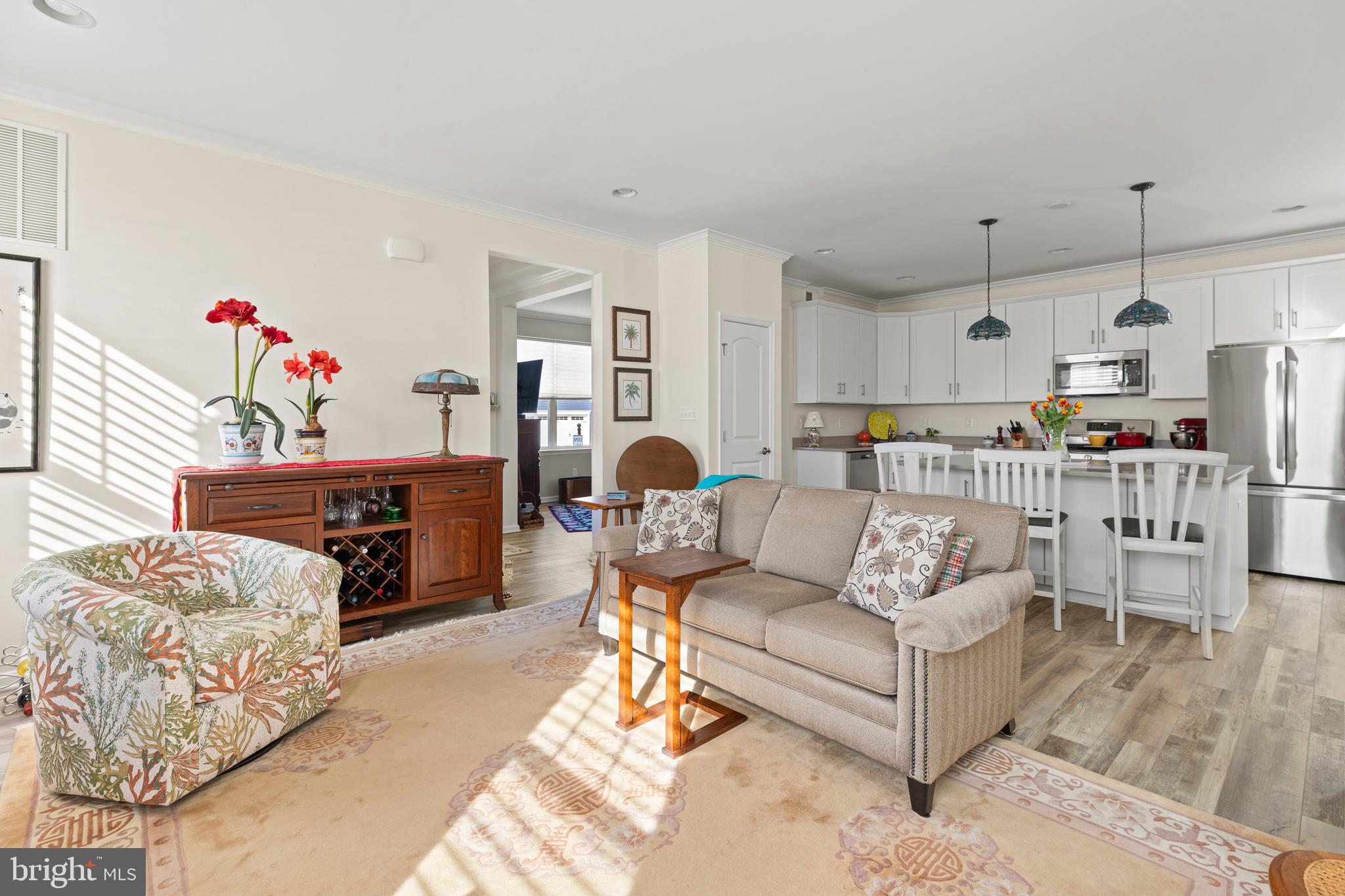 200 Fox Street Milton, DE 19968 - Photo 13 of 67 Living room adjoining kitchen