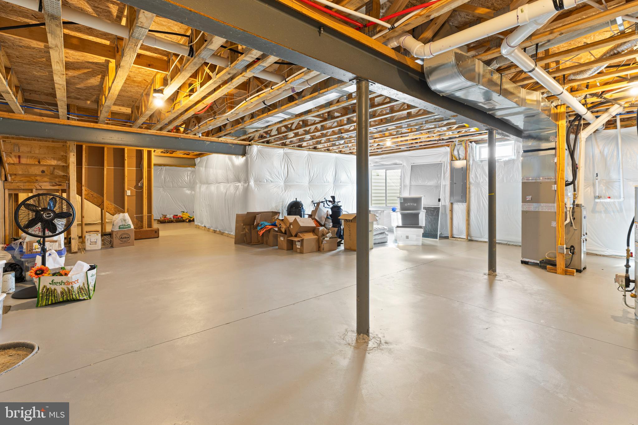 200 Fox Street Milton, DE 19968 - Photo 45 of 67 Full unfinished basement