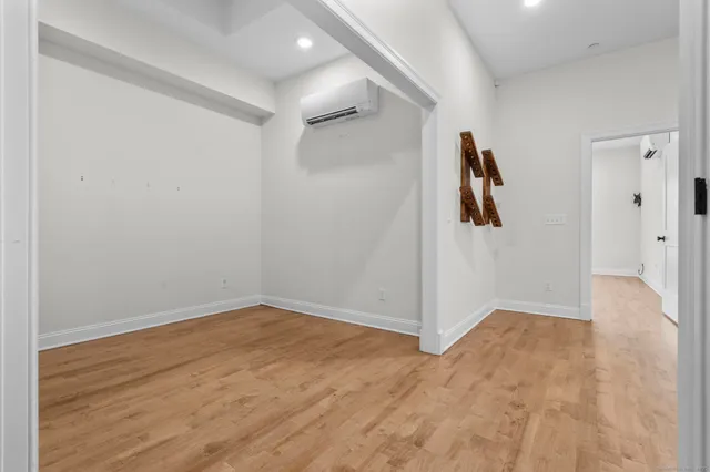 wooden floor in an empty room