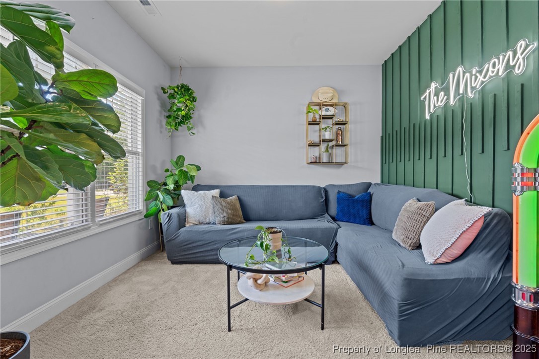 125 Solomon Drive Cameron, NC 28326 - Photo 4 of 49 a living room with furniture and a potted plant