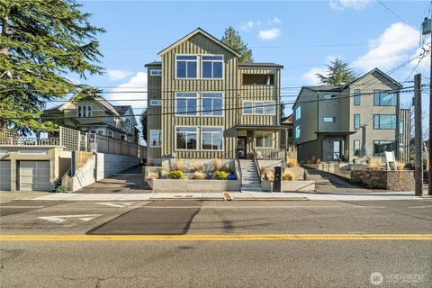 a front view of a building