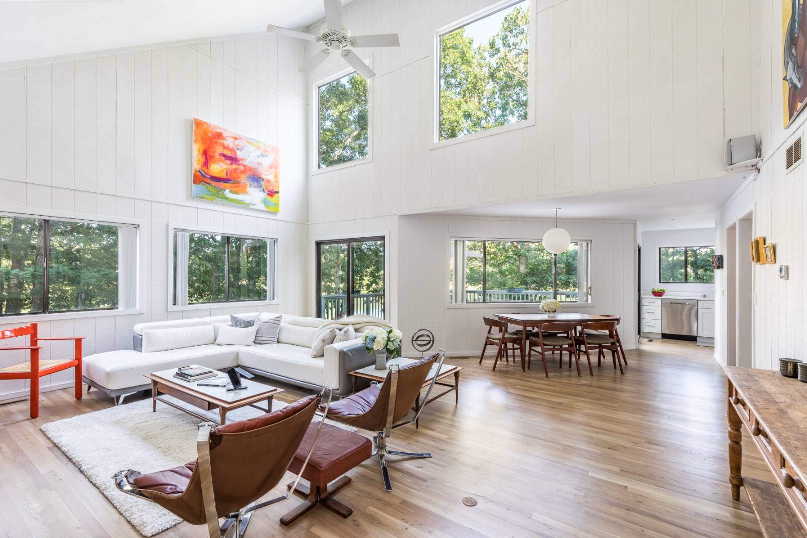 99 Isle Of Wight Road East Hampton, NY 11937 - Photo 8 of 24 a living room with furniture and a large window