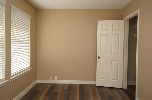 wooden floor in an empty room