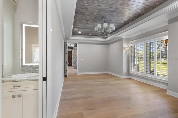a outdoor space with patio the couches and a dining table with garden view