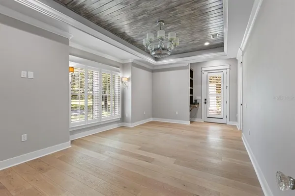 a outdoor living space with furniture and a potted plant