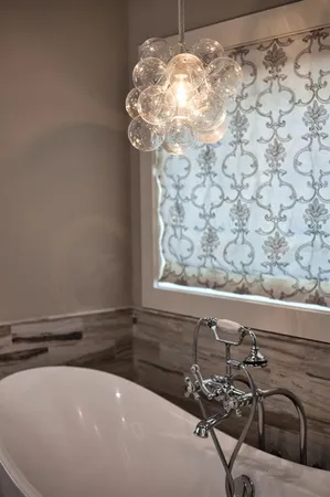 a room with furniture