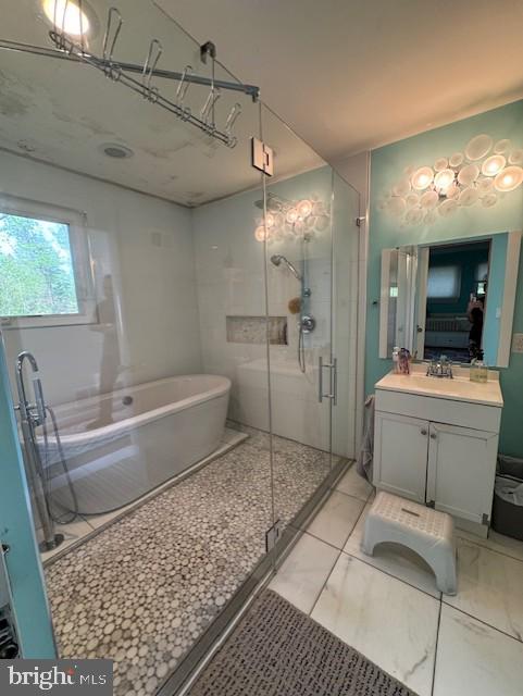 6 Branchwood Court Baltimore, MD 21208 - Photo 26 of 29 a bathroom with a sink a toilet and shower