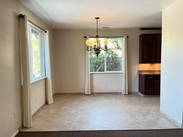 a view of empty room