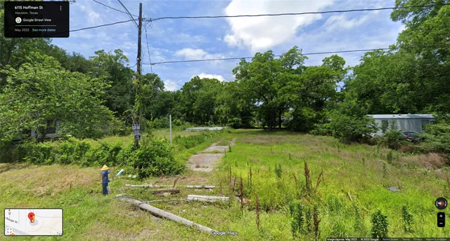 a view of yard with green space