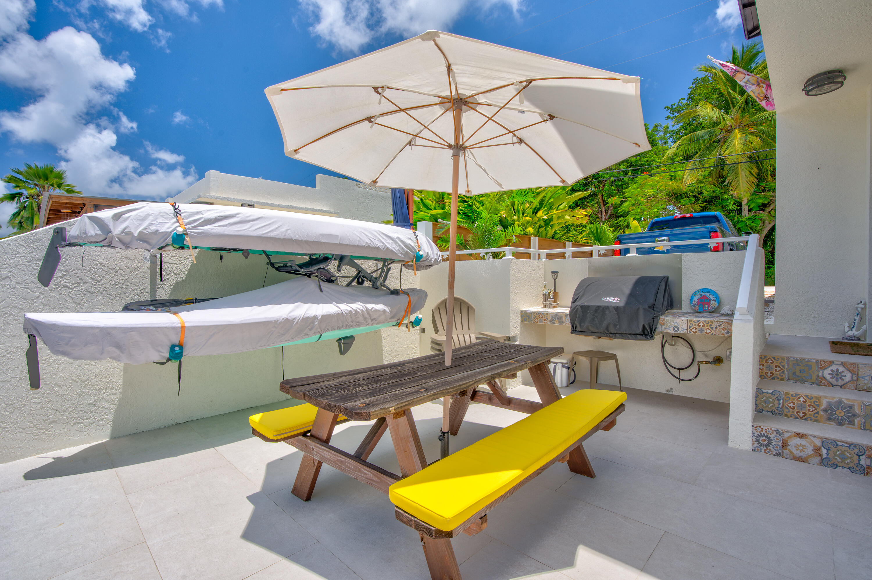 129 Pirates Drive Key Largo, FL 33037 - Photo 29 of 42 a view of a swimming pool with a patio