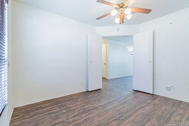 wooden floor in an empty room