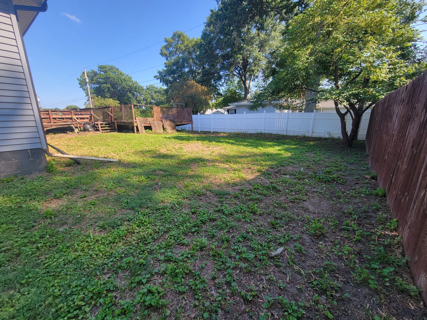 204 Williams Street Henry, IL 61537 - Photo 30 of 35 a view of yard with swimming pool and trees in the background