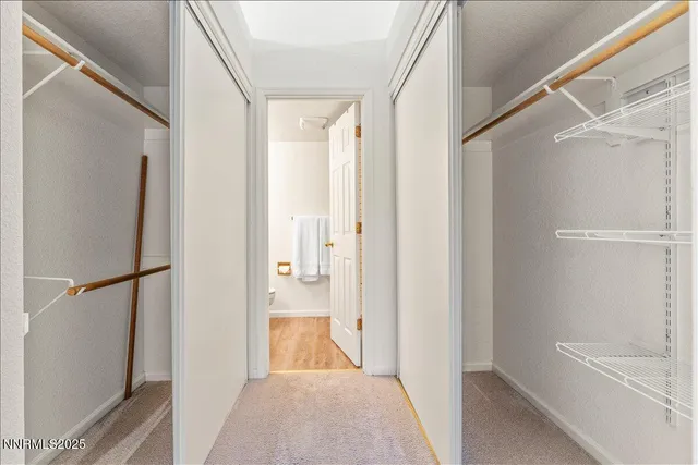 a view of a room with an empty space