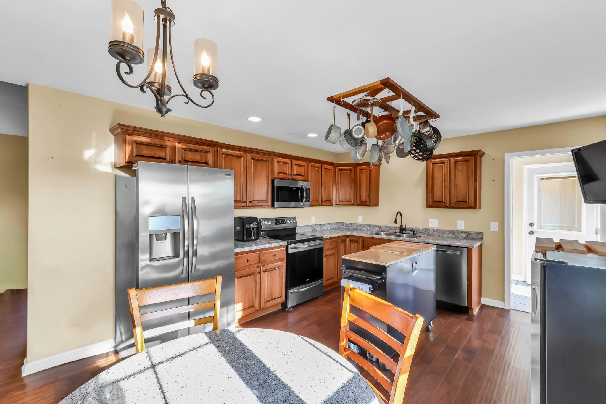 150 B T G T Road Portland, TN 37148 - Photo 12 of 20 a kitchen with stainless steel appliances granite countertop a refrigerator a stove and a sink