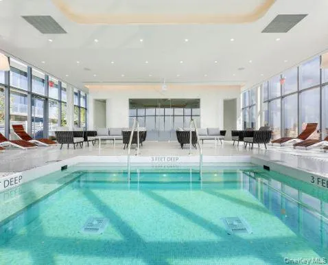 a view of porch with a tv