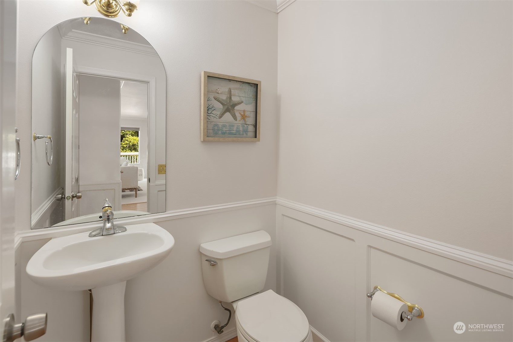 9222 Northeast 173rd Place Bothell, WA 98011 - Photo 26 of 37 a bathroom with a sink mirror and toilet