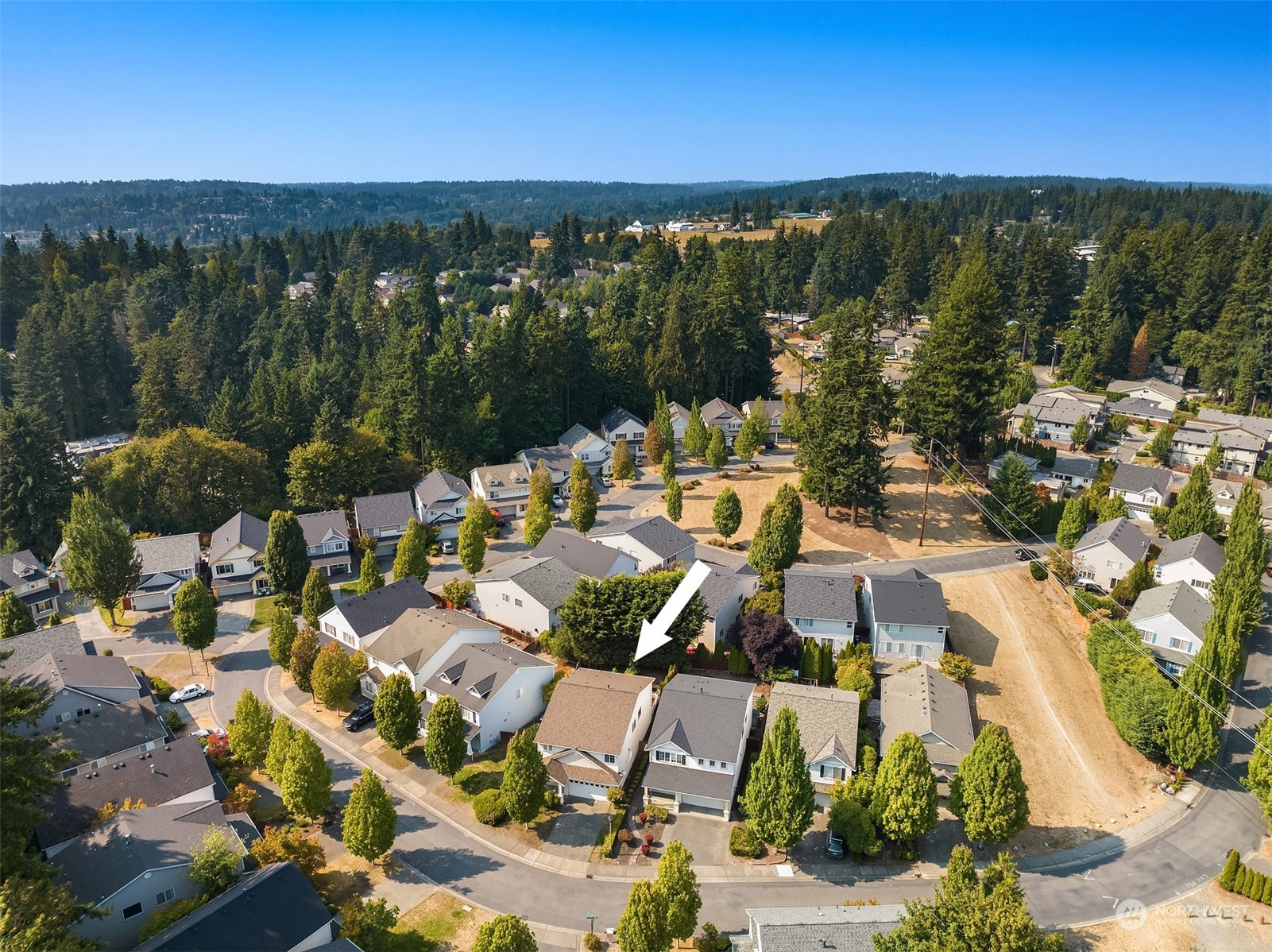 9222 Northeast 173rd Place Bothell, WA 98011 - Photo 36 of 37 a view of a city with lake view