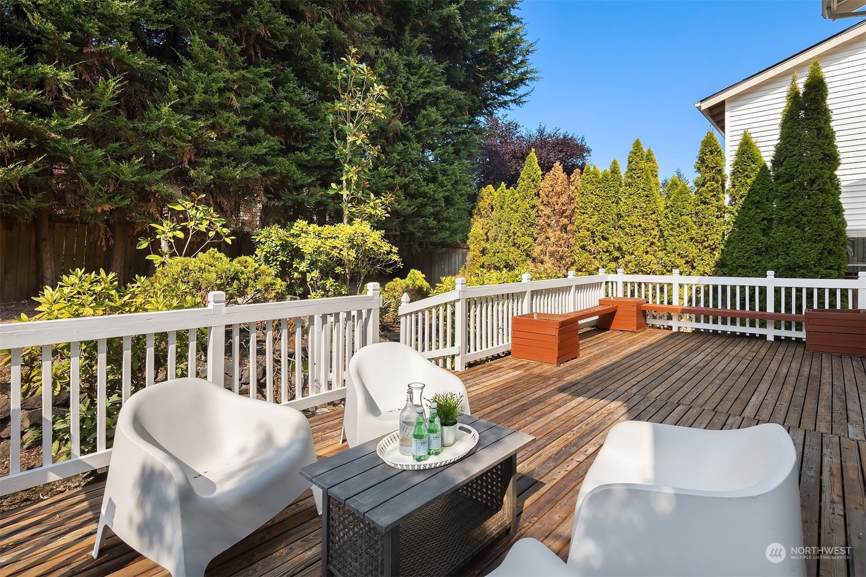 9222 Northeast 173rd Place Bothell, WA 98011 - Photo 9 of 37 a view of a patio on the roof deck