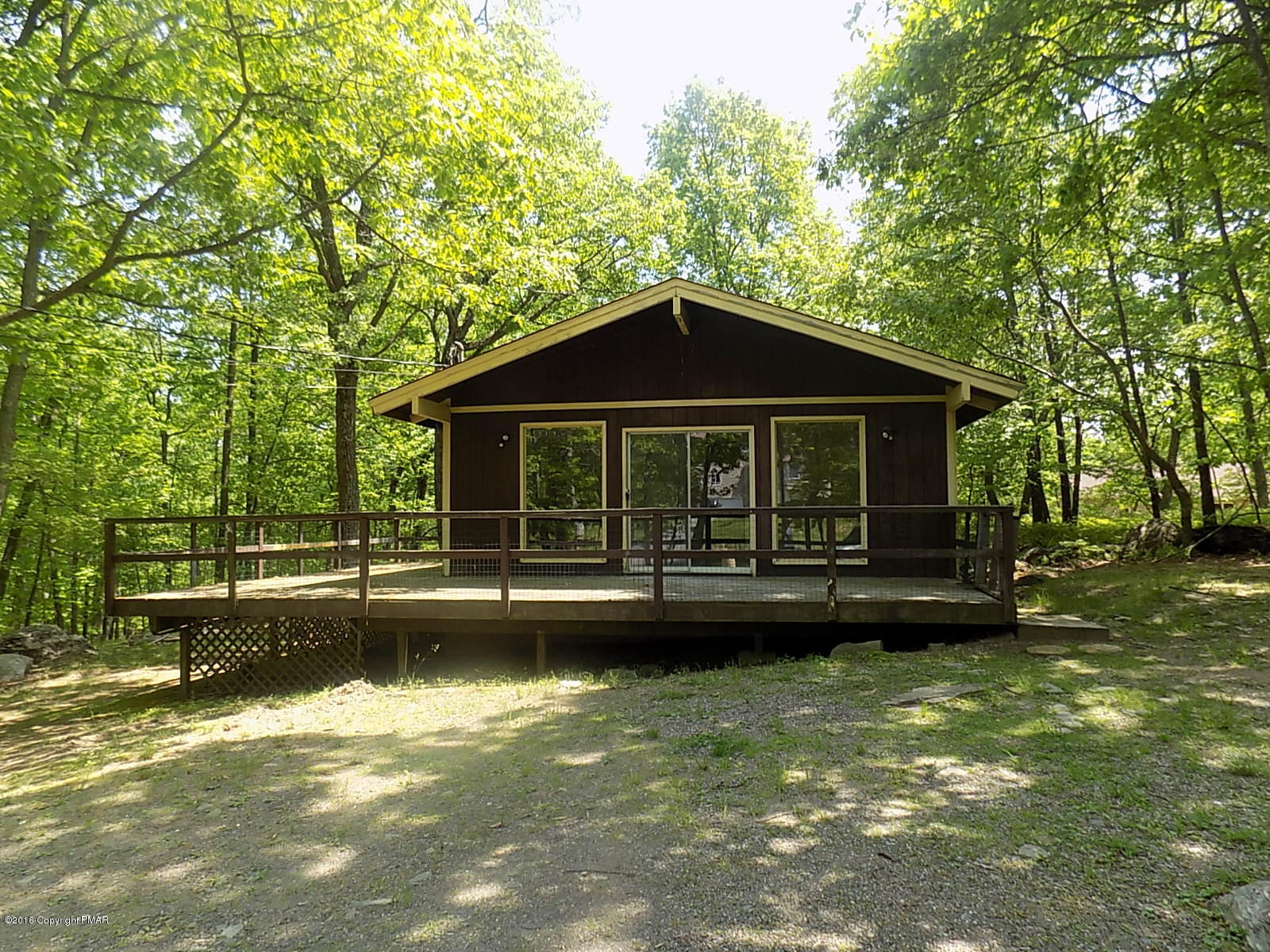 856 Gold Finch Road Bushkill, PA 18324 - Photo 10 of 10 a view of a house with a yard
