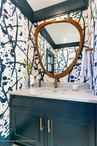 a view of a room with a staircase