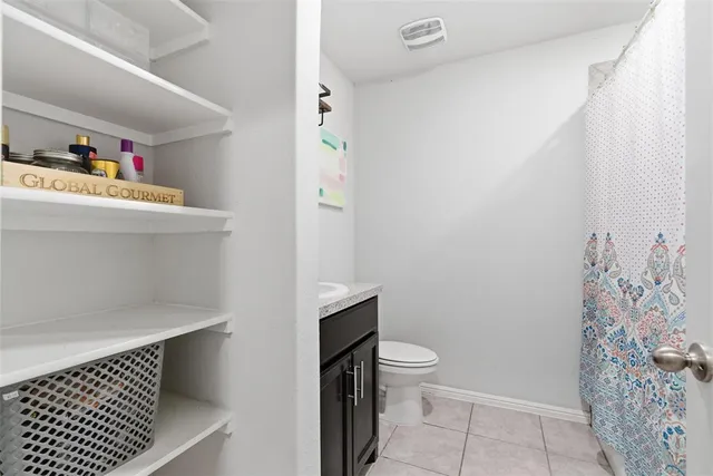 a room with storage and utility