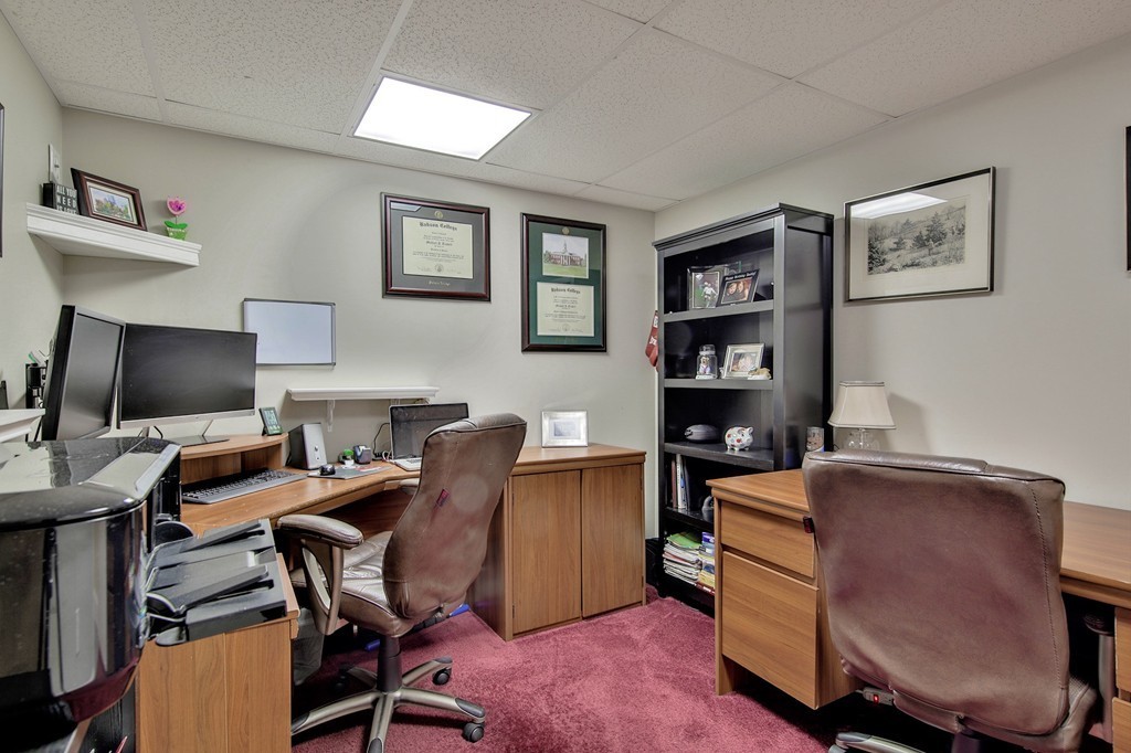 102 Fitzpatrick Road Grafton, MA 01519 - Photo 21 of 25 a view of a workspace with furniture and a workspace