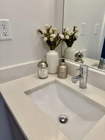 a bathroom with a sink