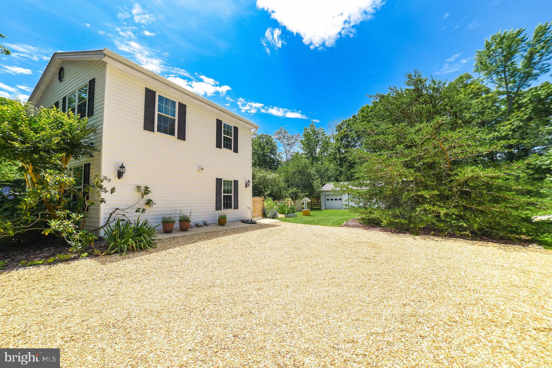 22571 Bull Road Leonardtown, MD 20650 - Photo 47 of 67 Gravel Drive Leading to Back Yard