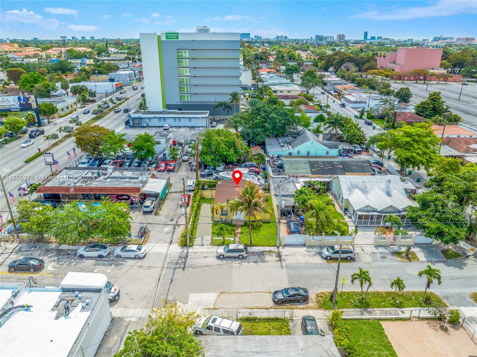 2728 Northwest 3rd Street Miami, FL 33125 - Photo 3 of 33 an aerial view of residential houses with outdoor space and street view