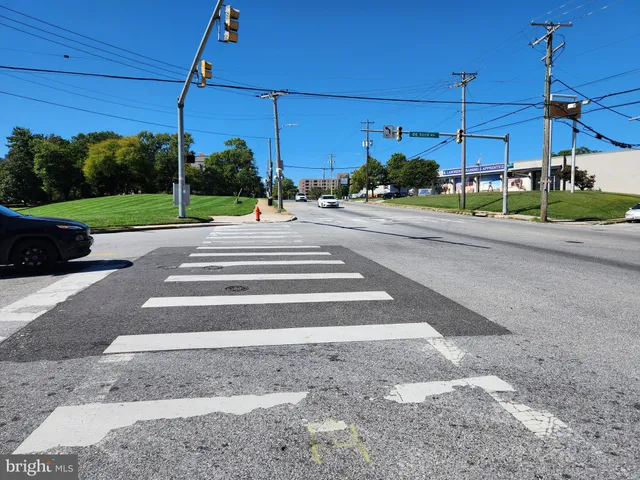 a view of a garden with a bench