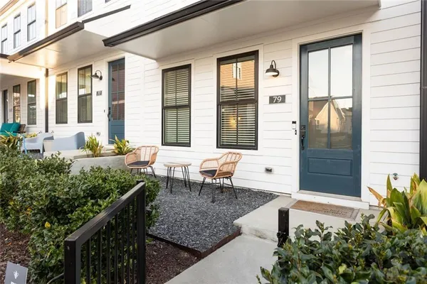 a outdoor space view with a sitting space