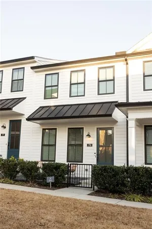 a view of a house with garage