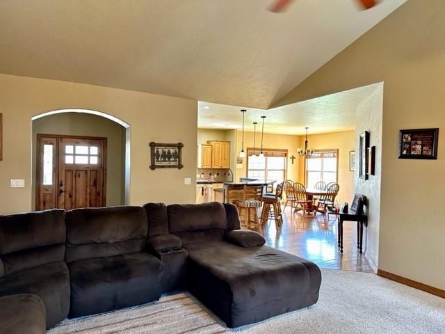 800 Esprit Lane Fruita, CO 81521 - Photo 8 of 38 a living room with furniture and large windows