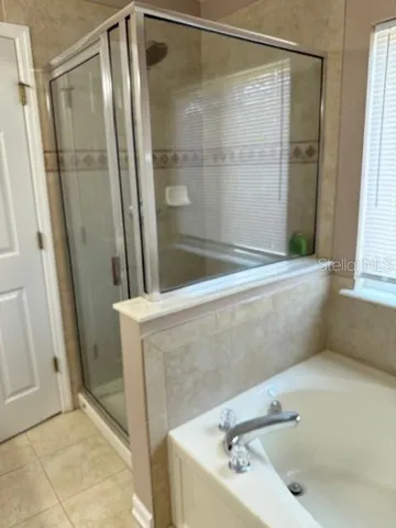 a bathroom with a sink and a shower