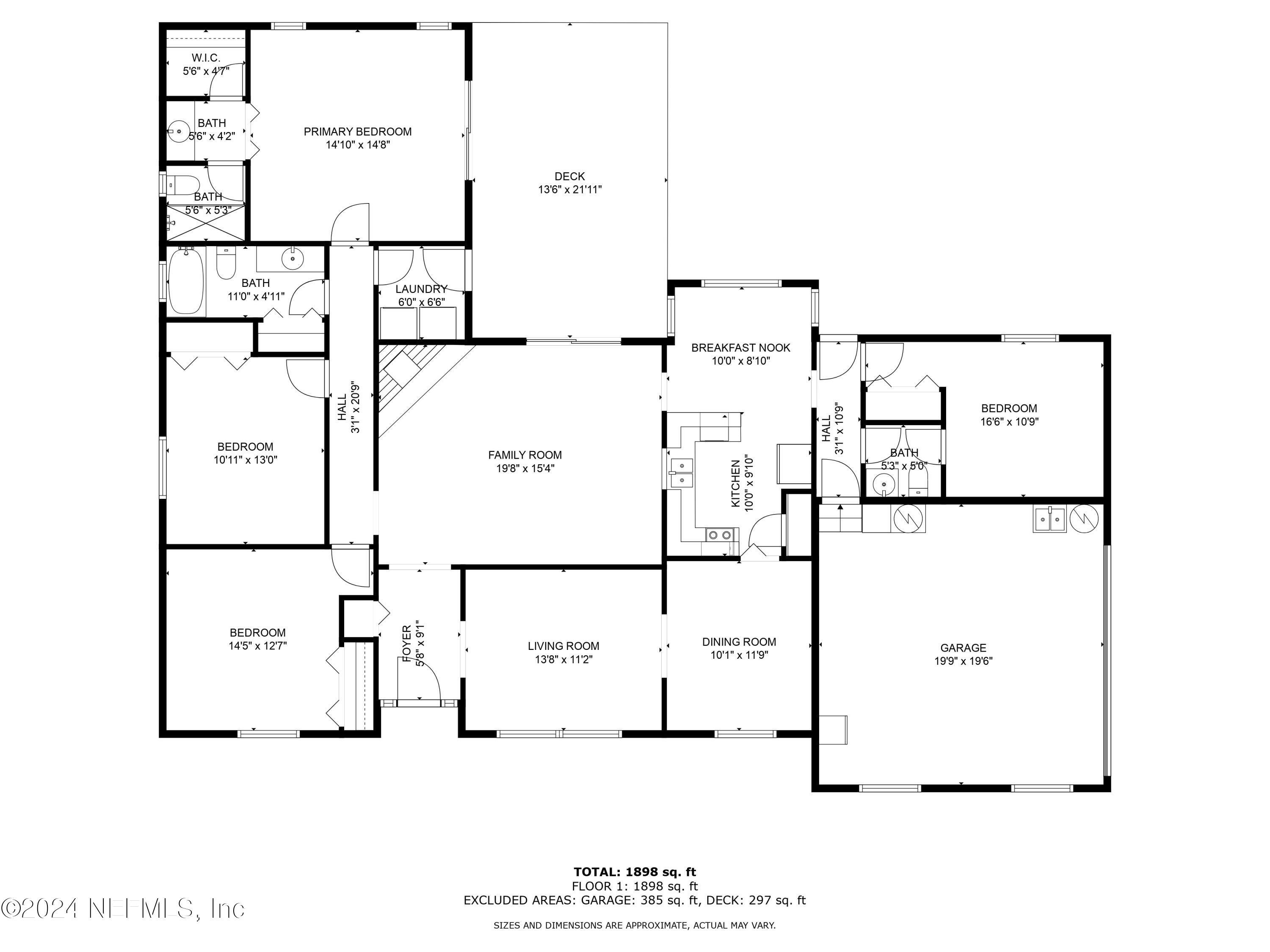 289 Foxridge Road Orange Park, FL 32065 - Photo 43 of 43 Floor Plan