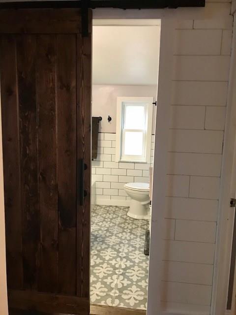 500 Sleepy Hollow Road Pittsburgh, PA 15228 - Photo 14 of 20 Barn door to full bathroom